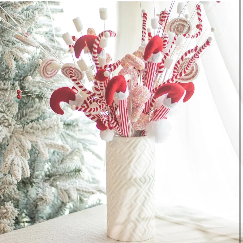 6pcs Christmas Elf Leg Picks 13-Inch